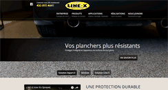 Desktop Screenshot of linexmonteregie.com